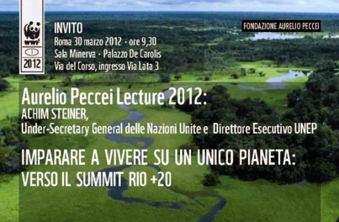 Verso Rio+20: incontro con Achim Steiner