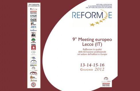 Reforme: a Lecce il 9° meeting europeo