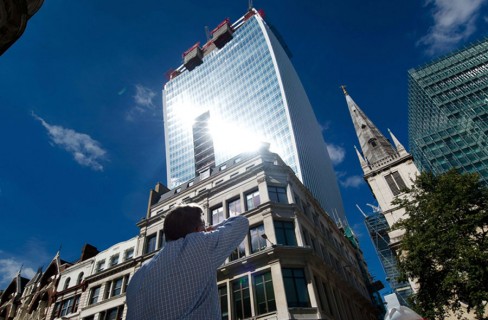 Rinnovabili: raggi solari a concentrazione a Fenchurch Street