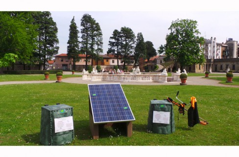 Il giardinaggio green nel parco si fa col fotovoltaico