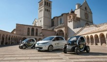 Dieci tour dell’Umbria con l’auto elettrica