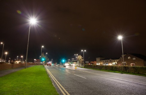 Portlaoise, città irlandese LED addicted