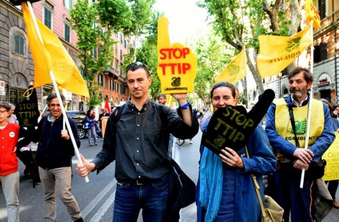 TTIP: manifestazione a Roma